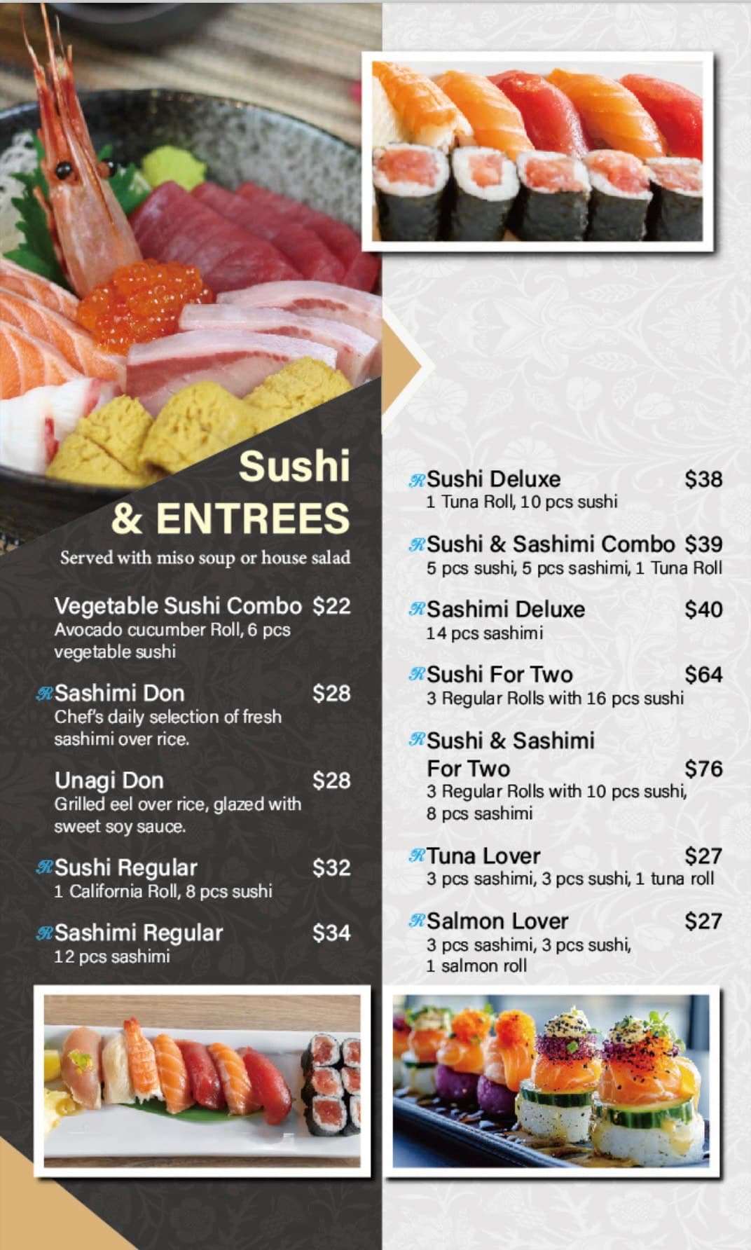 Sushi & Entrees